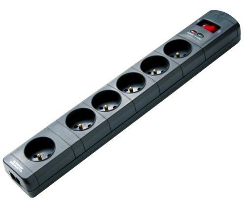 APM - Multiprise 6 plots - parafoudre + protection fax modem