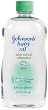 Johnson's Aloe Vera and Vitamin E Baby Oil, 20-Ounce (Pack of 2)