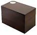 Umbra Spindle Pivoting Storage Box, Espresso Umbra Spindle Pivoting Storage Box, Espresso