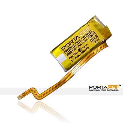 580mah Battery+replacement Tools for Ipod Video 30gb.