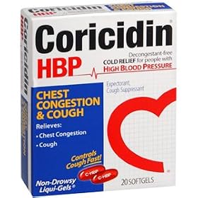 CORICIDIN HBP CHEST CONG+COUGH 20Tablets