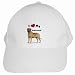 I Love My Bullmastiff White Cap Hat