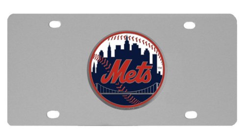 New York Mets Logo License Plate - MLB Baseball - Fan Shop Sports Team Merchandise