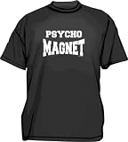 PSYCHO MAGNET Men's tee Shirt in 12 colors Small thru 6XL