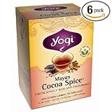 Yogi Mayan Cocoa Spice, Herbal Tea Supplement, 16-Count Tea Bags (Pack of 6)