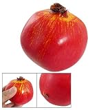 Amico Crfat Pomegranate Man Made Foam Simulation Fruits Red