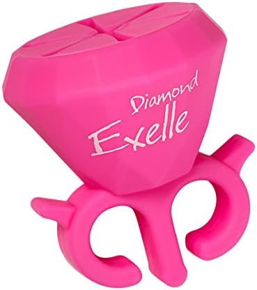 Exelle Best Seller Nail Polish Holder Ring Art Beauty Tools, Diamond, for Home, Travel, Spa (Pink)
