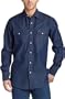 Wrangler Men's Cowboy Cut Work Western Long Sleeve Shirt