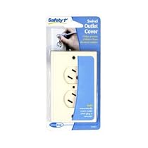 Safety 1st 10406 White Swivel Safety Outlet Cover