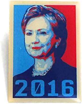 "2016" Hillary Clinton Presidential Candidate Metal Lapel Pin