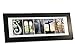 Creative Letter Art - Personalized Framed Name Sign with Nature Related Alphabet Photographs Including Black Self Standing Frame