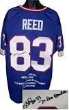 Andre Reed Autographed/Hand Signed Buffalo Bills Blue Prostyle Jersey 7 X Pro Bowler w/ Embroidered
