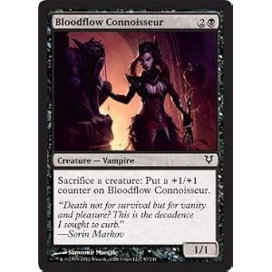 Bloodflow Connoisseur - black vampire card