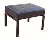 Trento Slipper Ottoman Espresso
