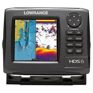 Lowrance HDS-5 Gen2 Lake Insight LSS-1 Bundle