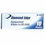 Diamond Edge Replacement Blades For DE-5000 (Box of 10) (Pack of 3)