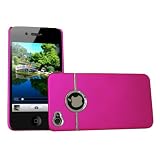 AC-Diffusion� - Coque Rigide pour iPhone 4 et 4S - Rose Fuchsia M�tallis� - Original "Silver Line S�ries" + Film Protection Ecran Offertpar AC-Diffusion �