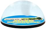 NCAA Kansas Jayhawks Basketball Arena Round Crystal Magnetized Paperweight