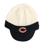 Chicago Bears White Waffle Billed Beanie