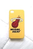 Sports Team iPhone 4 Plastic Hard Back Case Cover for iPhone 4g Miami Heat