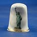 Porcelain China Collectable Thimble - Statue of Liberty with Free Gift Box