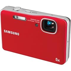 Samsung AQ100 12.2MP Waterproof Digital Camera with 5x Optical Zoom and 2.7-inch LCD Screen in Red photo