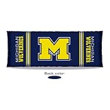 Michigan Wolverines 19x54 Body Pillow