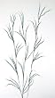 Green Earth Accents Claw Flowers 36" Tall, Pack of 3 - Green White