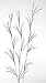 Green Earth Accents Claw Flowers 36" Tall, Pack of 3 - Green White