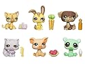 Littlest Pet Shop Get the Pets Series 1 - Set of 6 Includes Green Polar Bear with Ice Cream