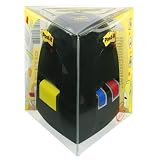 Post-it® Index Tridex Black Dispenser Free With 5 Packs Of Flags