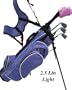 Linksman Golf 9-12 Year Old Girls Right Handed Junior Set w/ Stand Bag