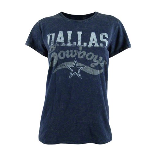 Reebok Dallas Cowboys Women's JoAnn Mineral Wash Shirt Size Small