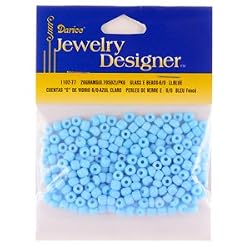 6/0 Glass "E" Beads, Lt Blue, 20 Gram Pkg