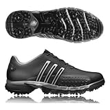 Adidas 2008 Men's Powerband Golf Shoe - Black / Lt. Metallic Silver / Black - 737857