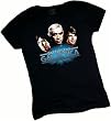 Classic Three - Battlestar Galactica (Original Series) Crop Sleeve Fitted Juniors T-Shirt