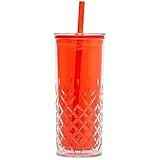 UPC 041604299513 product image for Aladdin 10-01842-021 Classic 20 oz Plastic Tumbler, Tomato - Set of 6 | upcitemdb.com