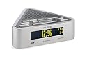 PURE Chronos II Stylish DAB/FM Clock Radio - Silver