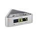PURE Chronos II Stylish DAB/FM Clock Radio - Silver