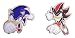 Third Party New : Sonic X Shadow Pin Set GE-7436