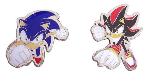Childrens Toyshop  Toys : SONIC X the Hedgehog Sonic and Shadow Pin Set