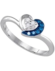 0.12CT-DIA HEART RING