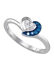 0.12CT-DIA HEART RING