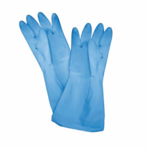 Excellante Small Latex Gloves, 12-Inch by 3-7/8-Inch, Blue, 1-Pair
