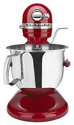 KitchenAid RKSM6573ER 6 Qt. Refurbished Professional Bowl-Lift Stand Mixer - Empire Red