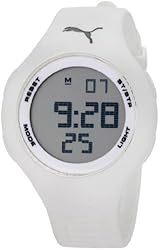PUMA Unisex PU910801010 Loop White Digital Watch