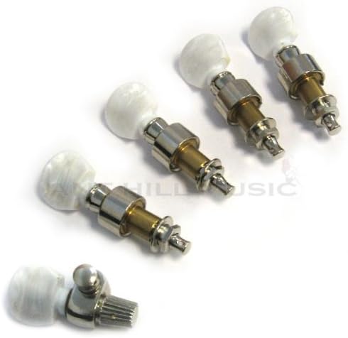 Banjo Planetary Tuning Machine Set With Geared 5th Peg - Nickel