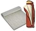 Yogaset: Yogamatte Hochflor, 100x200 cm, natur, mit passender Yogatasche in orange