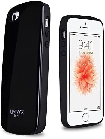 iPhone 5 / 5S Case, SlimPack® Hard Case Cover [Easy Card Slot ] [Heavy Duty Dual Layer] Premium Two-Layer Slim Protective Case for Apple iPhone 5/ 5S - Black