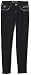 Dereon Girls 2-6x Janet Multi Stitch Jean,Black Wash,S (4)